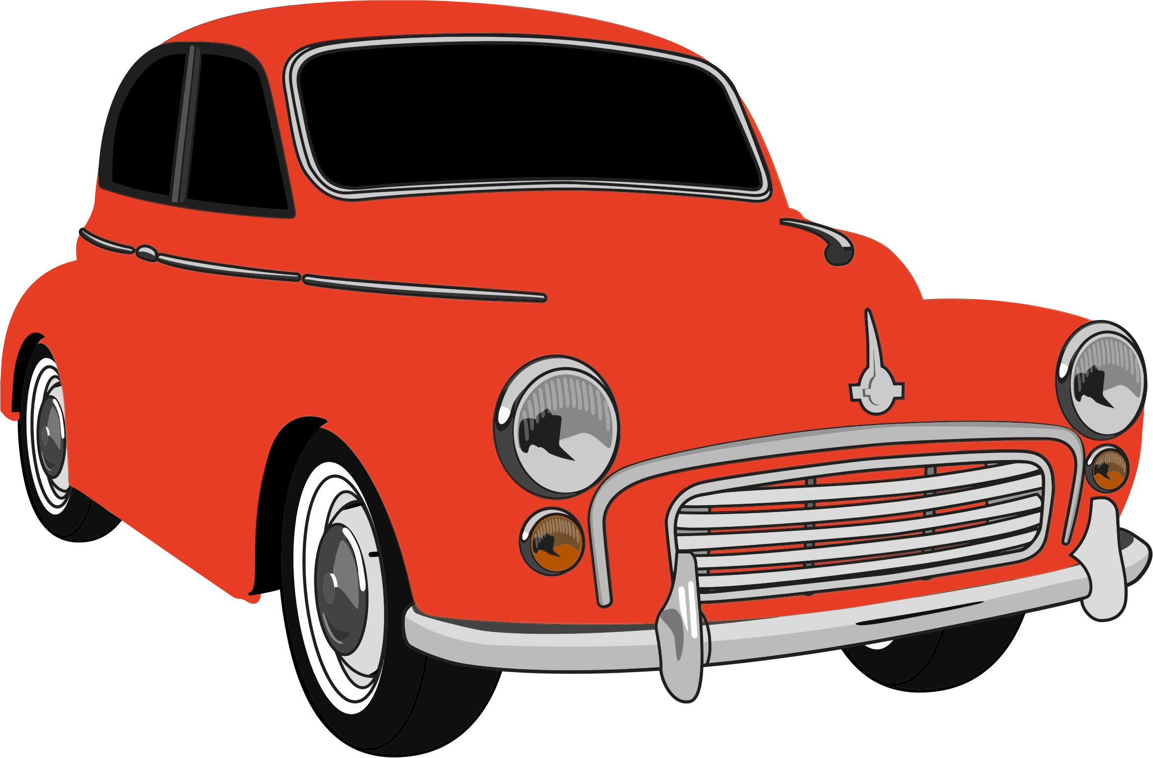 Red Car - Car Clipart (2350x1544)