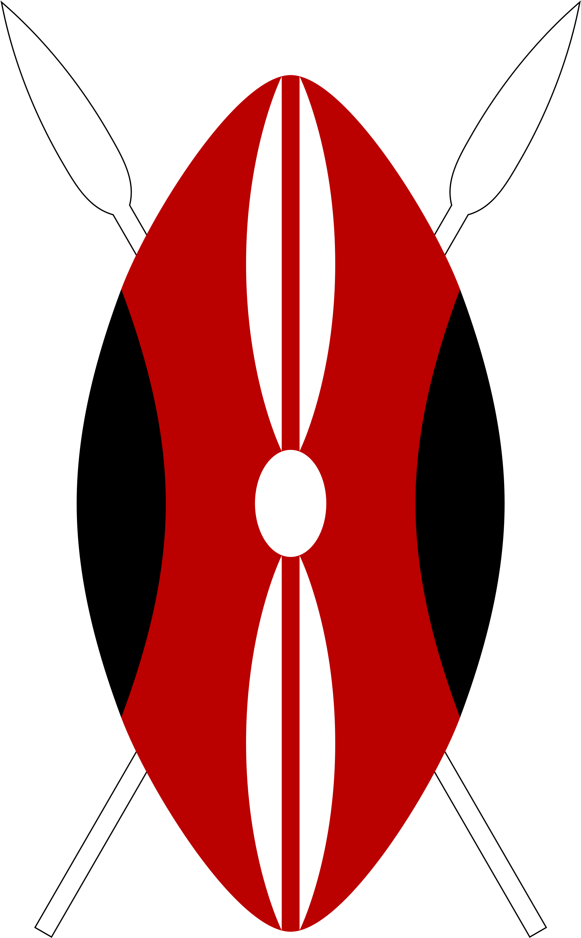 Open - Kenya Symbol On Flag (2000x3220)