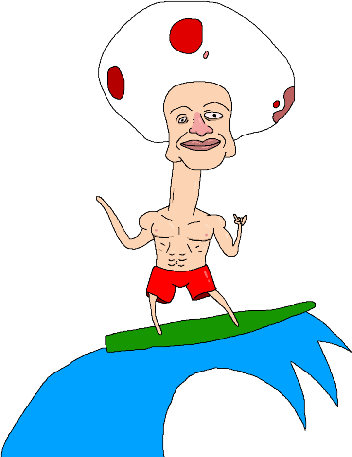 Surfing Toad By Holyphat1 - Surfing Toad By Holyphat1 (781x1022)