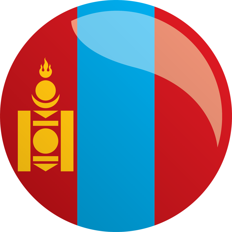 Mongolia Water Compact - Mongolia Flag Logo (800x800)