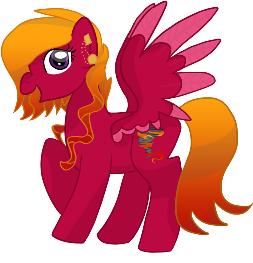 Mistral Pyre By Jaegerpony - Cartoon (894x894)