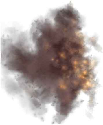 Explosion Light Clip Art - Smoke (500x500)
