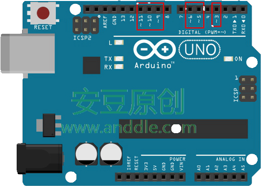 Led灯in连接到mega D2引脚；vcc接到mega 5v引脚；gnd接到mega Gnd引脚。 - Dht11 Interfacing With Arduino (564x410)