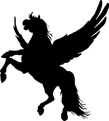 Race Horse Siloutte (374x413)