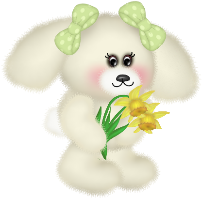 Easter Bunny * - Gif (428x432)