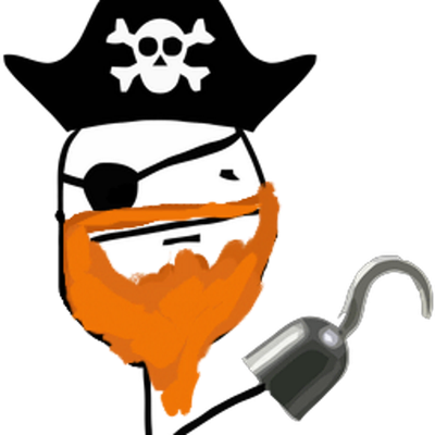 Redbeard Rum - Pirate Poker Face Meme (400x400)