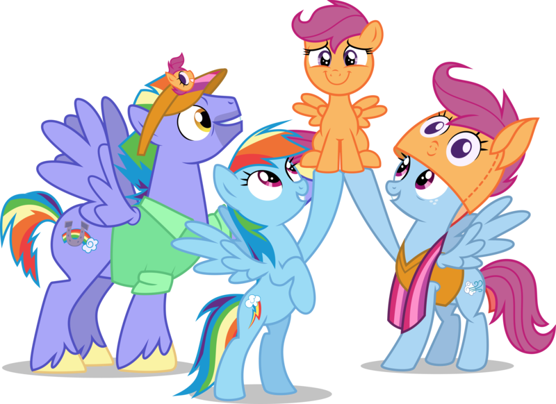 Photo - Rainbow Dash Parents (800x582)