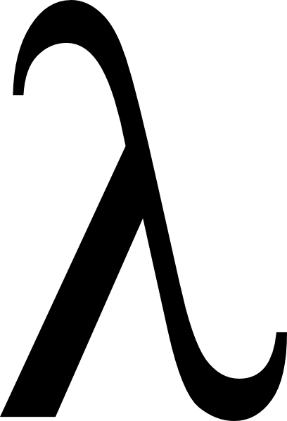 Free Vector Lambda Clip - Simbolo Lambda (1200x1200)