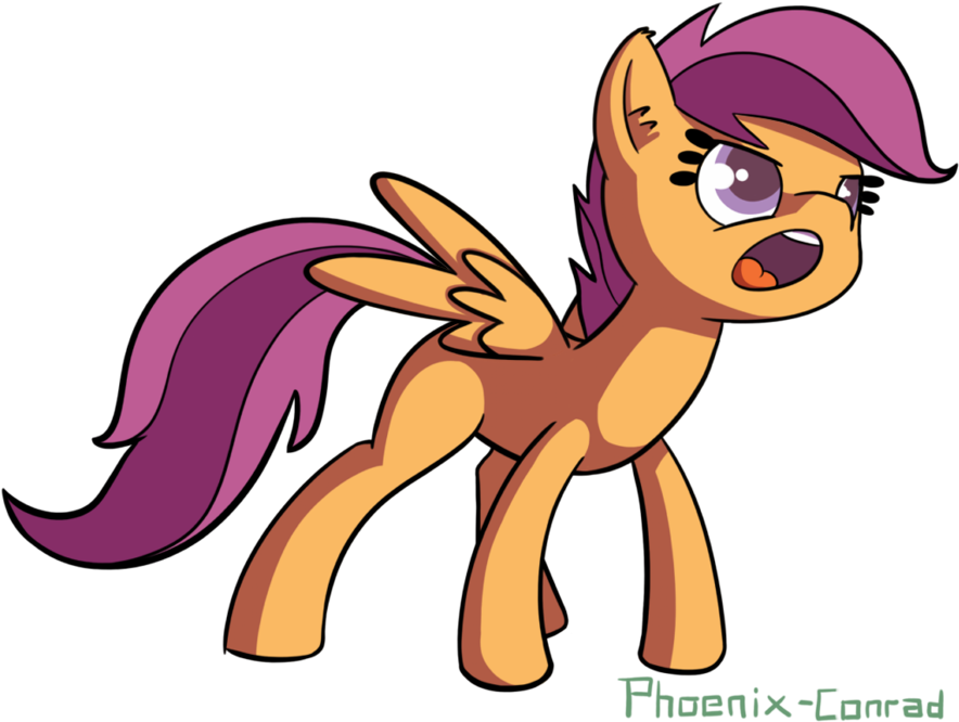 Angry Scoot By Starshippizza - Cartoon (900x688)