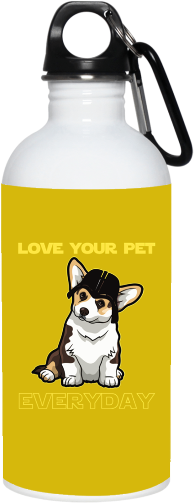 Nice Corgi Mugs - Husband Water Bottle, I Love My Wife More Than Pinball (1024x1024)