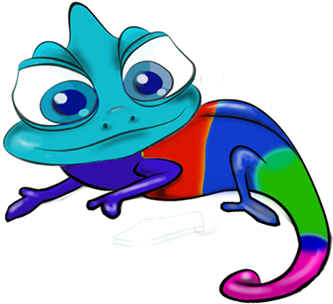 Colorful Experience Starts Here - Cartoon (399x374)