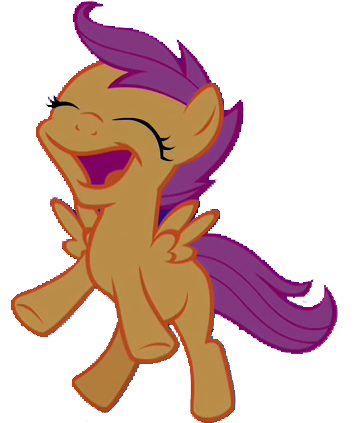 Fanmade Jumping Scootaloo - Comics (393x455)