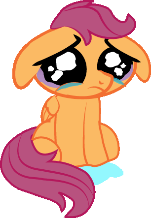 Crying - My Little Pony Apple Bloom Crying (306x443)