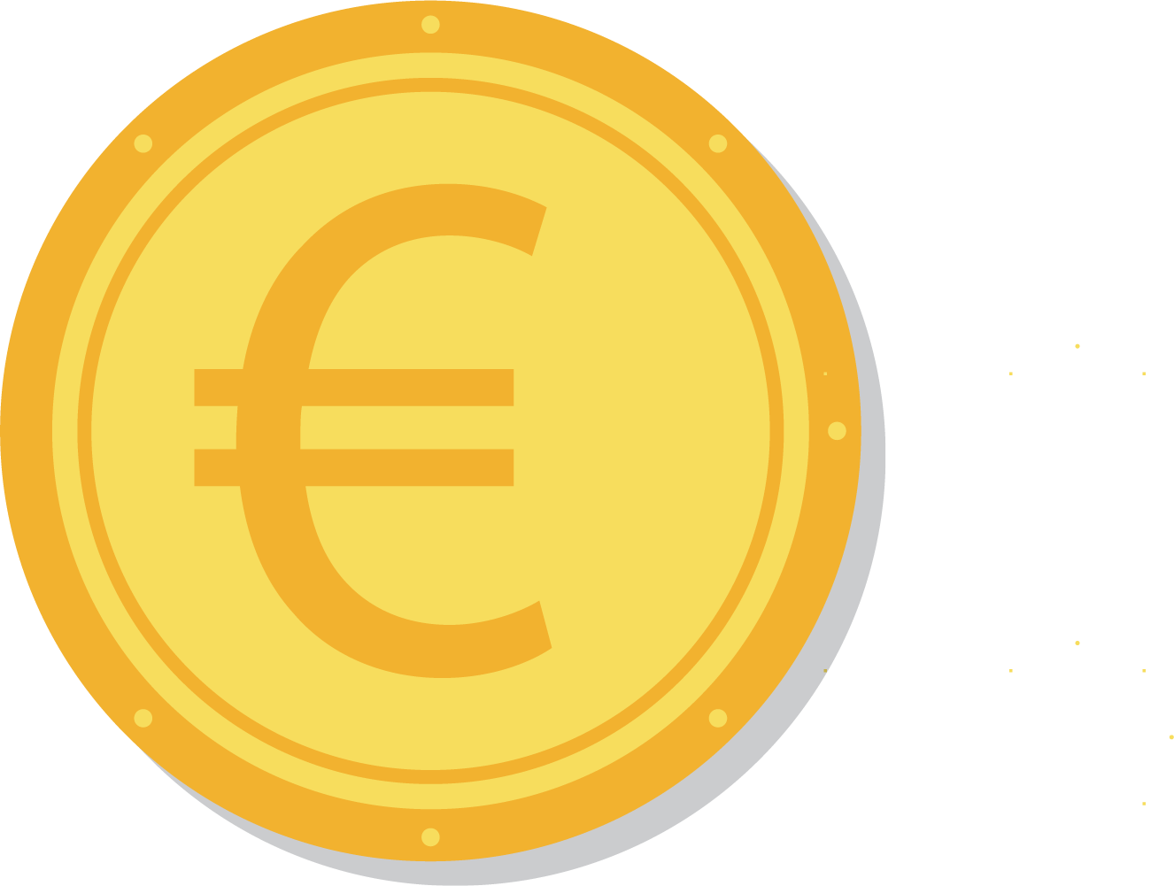 Flat Design - Franc Coin - Coin (1326x1001)