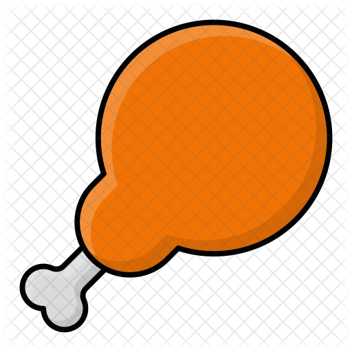 Chicken Icon - Turkey Meat (512x512)