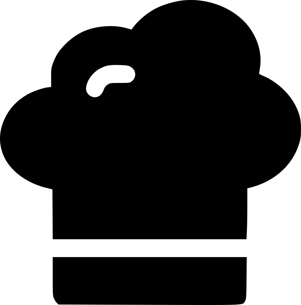 Chef Hat Comments - Chef Cap With Mustache Icon Png (980x992)