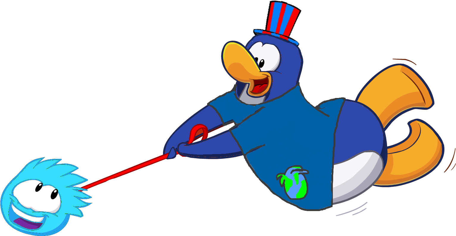Walking My Puffle - Walking My Puffle (1534x809)
