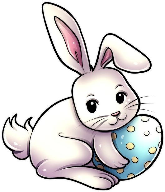 Easter Stickers - Cartoon (618x618)