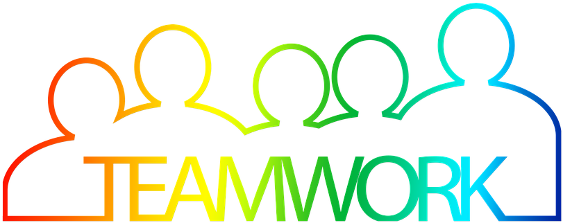 Teamwork Team Personal Group Silhouettes M - Teamwork (868x340)