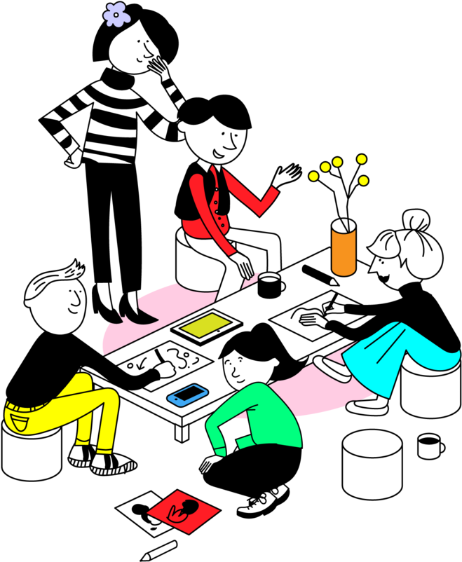 Community Illustration-01 - Illustration (1000x872)