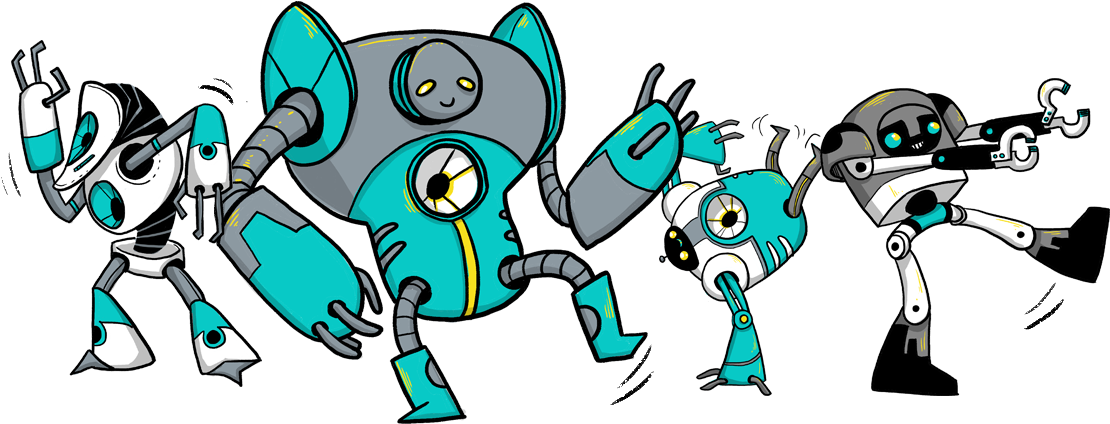 Dancing Robots - Dancing Robots (1218x479)