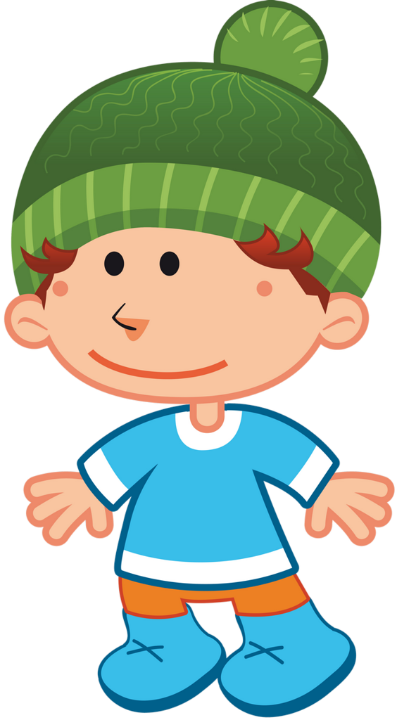 Bonecos * Meninos - Clip Art (564x1024)