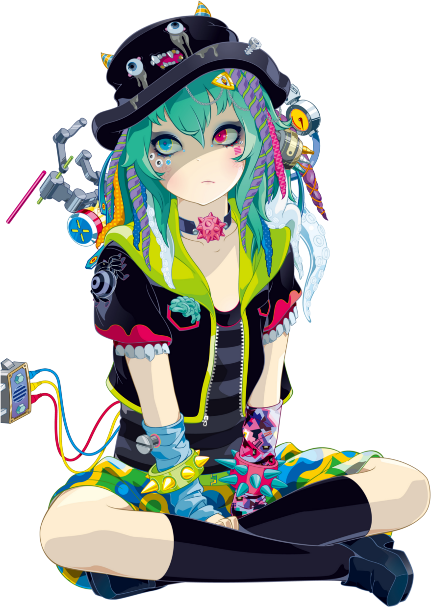 Cyber Goth Anime (891x1237)