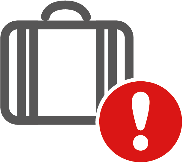 Acceptable Luggage Items - Sign (725x725)
