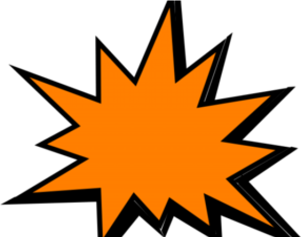 Comics Clipart Pow - Comic Book Star Thing (640x480)