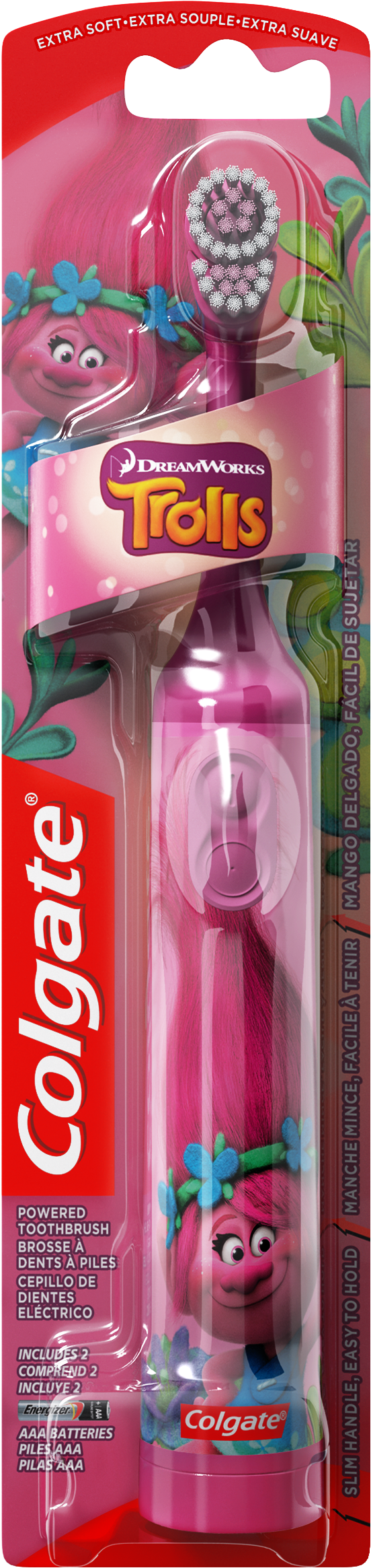 Colgate Trolls Poppy Toothbrush & Toothpaste Bundle: (2500x2500)