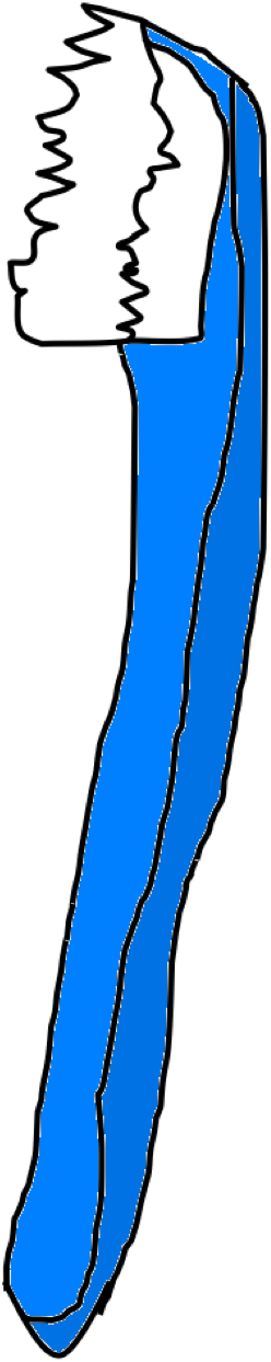 Toothbrush Idol - Electric Blue (248x1243)