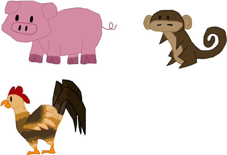 Chinese Zodiac Animals - Rooster (1080x720)