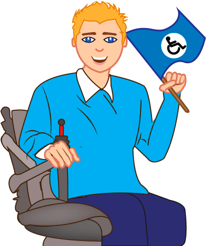 Disability Emoji Disability - Sitting (500x500)