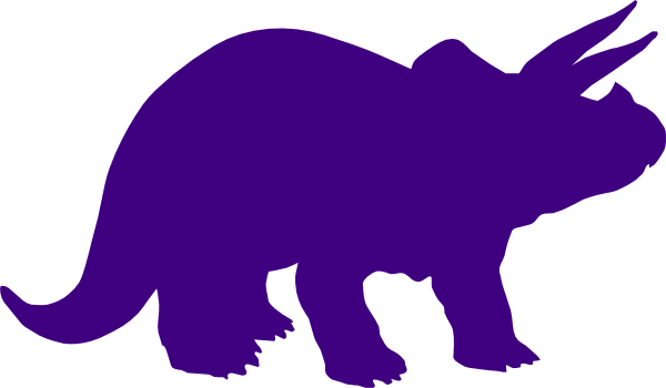 Dinosaur Outline Clip Art (600x350)