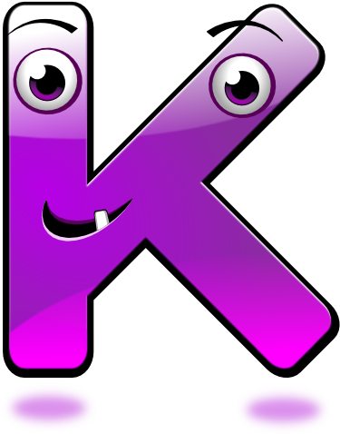 K By Mondspeer - Smily With Alphebets (500x500)