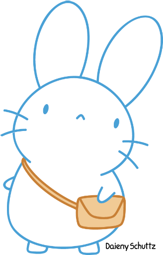 Postbunny By Daieny - Cartoon (376x560)