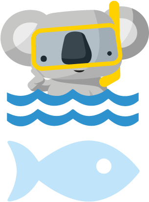 About Life Below Water - Koala (500x500)