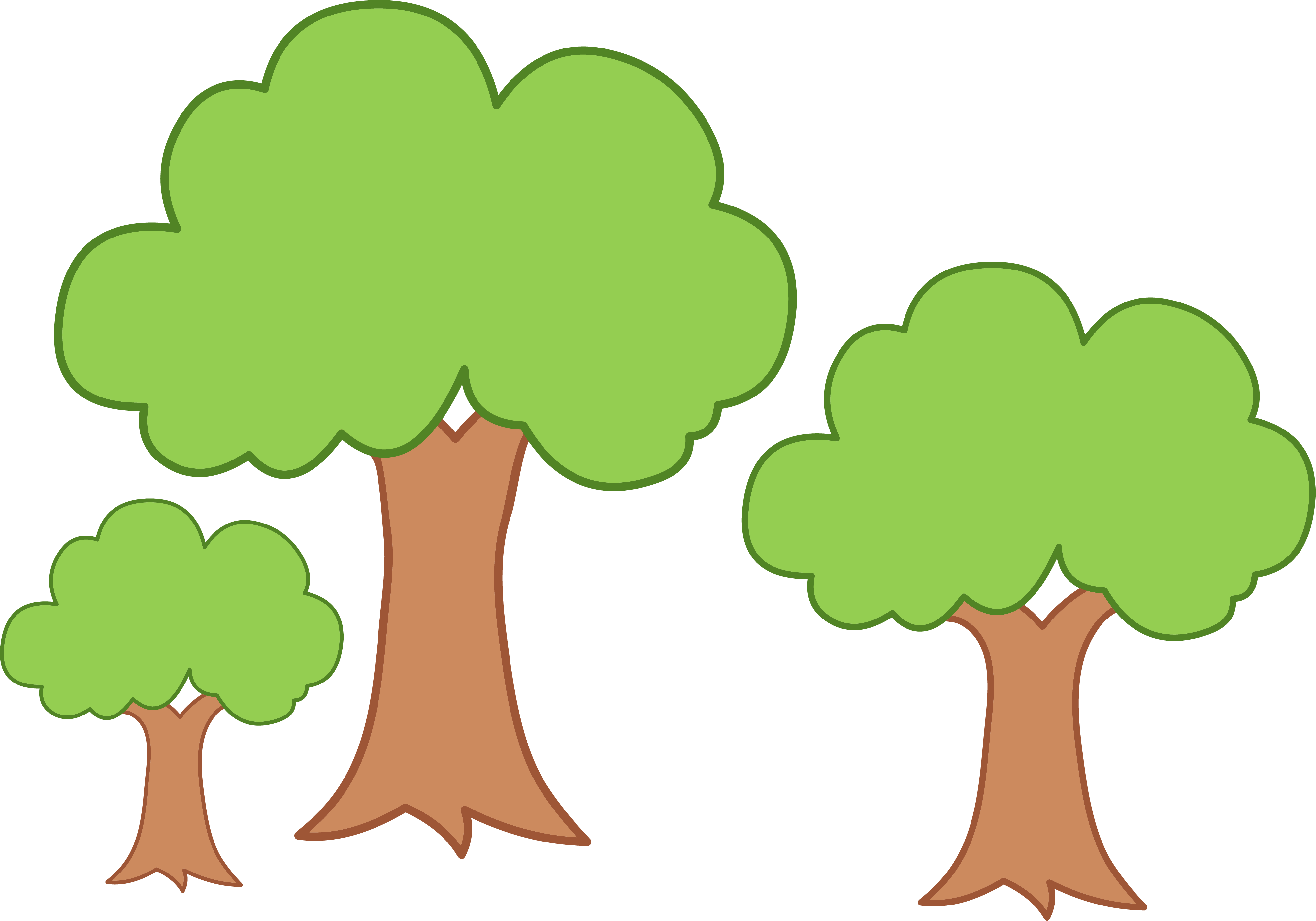 Tree Free Clipart - Tree Clipart (3988x2792)