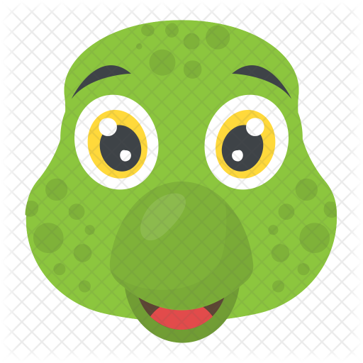 Turtle Icon - Turtle Head Cartoon (512x512)