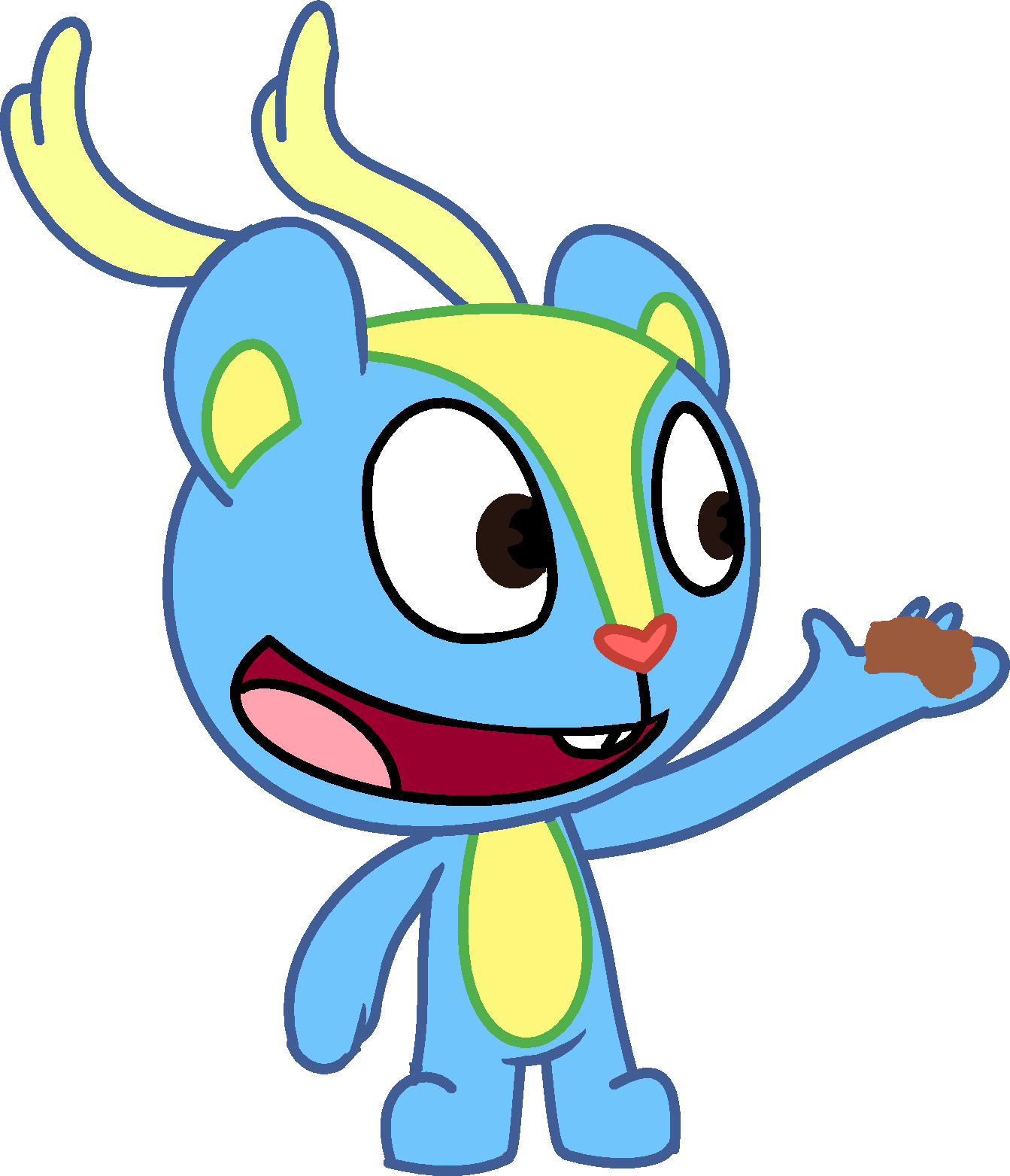 Brownie - Cartoon (1343x1563)