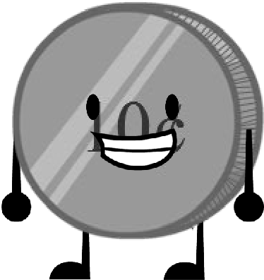 Dime By Animationmattadams - Bfdi Dime (387x398)