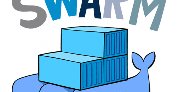 Data Science And Docker Swarm - Docker Swarm Logo (845x321)
