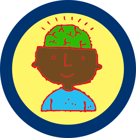 Badge Image - Brain Surgery Cartoon (450x456)