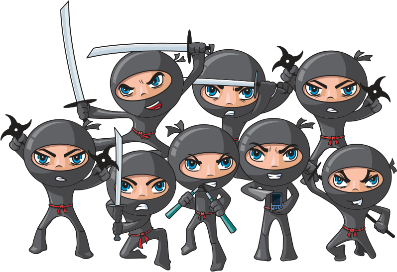 All 8 Ninja Tactics - Ninja (855x560)