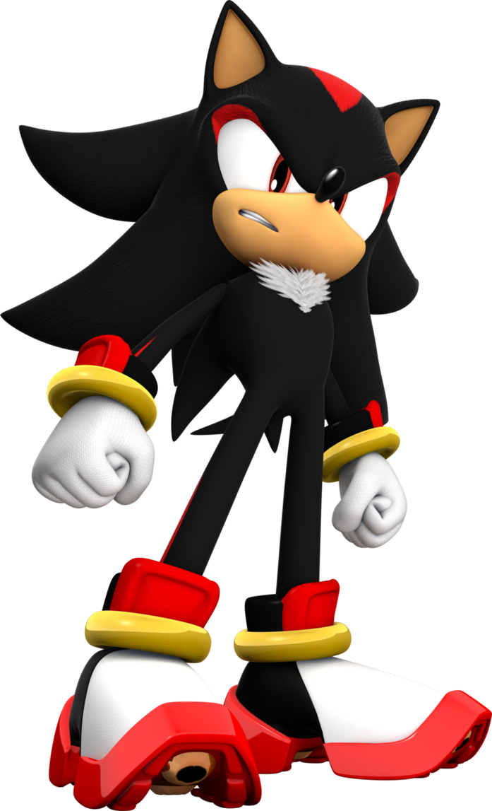 Shadow Model V3 By Mateus2014 - Shadow The Hedgehog 3d (697x1147)