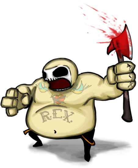 Charlie Murder Rex - Cartoon (452x550)