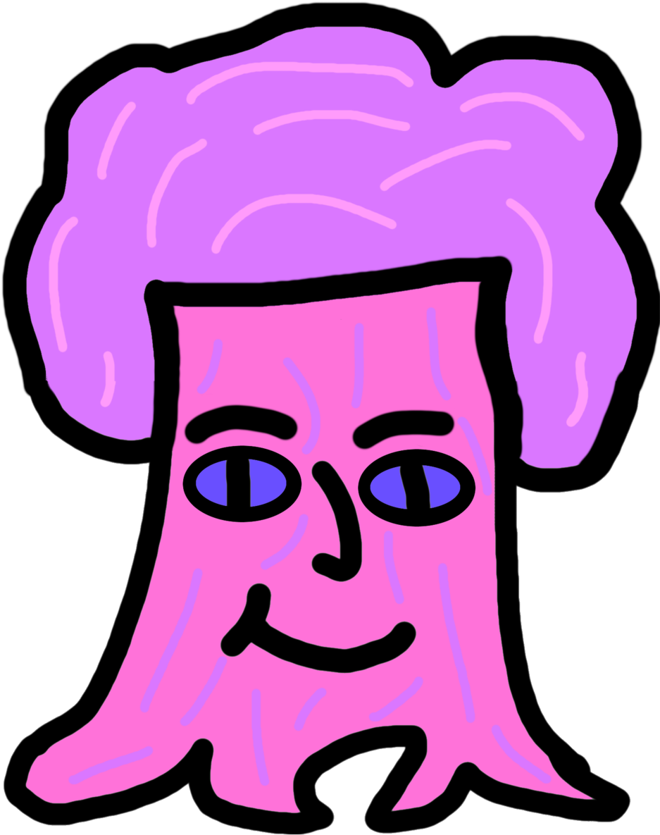 Purple Tree Clip Art (1000x1250)