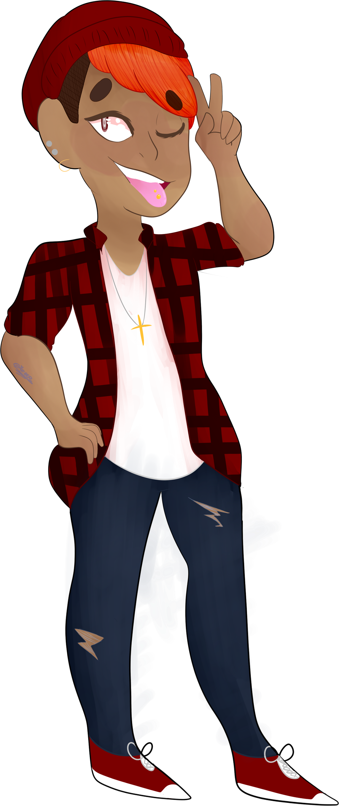 Chris {oc} By G1zm0e - Costume (1143x2715)