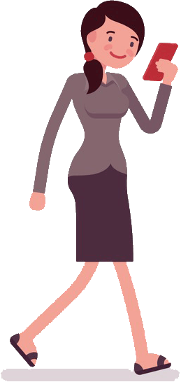 Proceed - صور ناس كرتون يمشون (259x546)