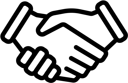 Shake Hands Icons Blue (550x350)